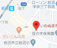 Google Static Mapsサンプル 宮城県岩沼市館下２丁目３番１号