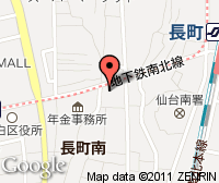 Google Static Mapsサンプル 仙台市太白区長町南一丁目４−２０−６０８